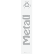 KEBAsort transparent dekal;Metall