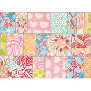 KEBAflexigarden utomhusmatta;Lapptäcke färgmix 130x180 cm