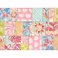 KEBAflexigarden utomhusmatta;Lapptäcke färgmix 130x180 cm