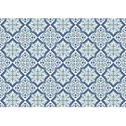 KEBAflexigarden utomhusmatta;Marockansk blå 130x180 cm