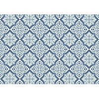 KEBAflexigarden utomhusmatta;Marockansk blå 130x180 cm